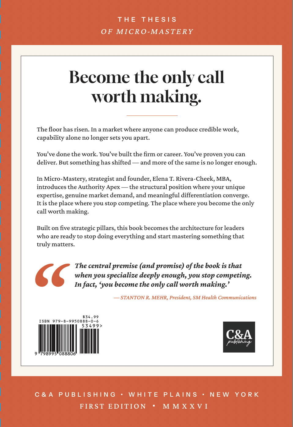 Micro-Mastery back cover